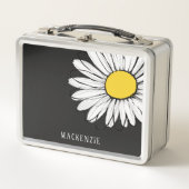 Grote Daisy Bloem Persoonlijke Naam (Voorkant)