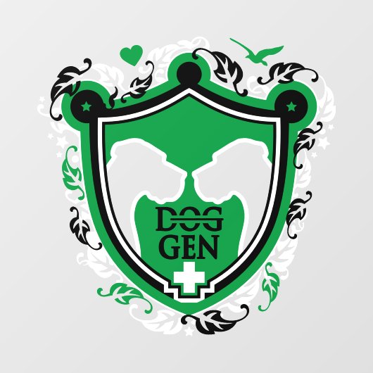 Grote Dan sticker / Cling (Vel)