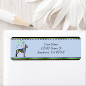 Grote Dane Black Carrousellabels Etiket (Insitu)