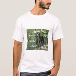 Grote Dane Dog Traits T-shirt