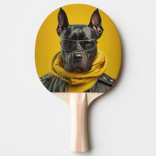 Grote Dane Doggy Paddle Tafeltennisbatje (Voorkant)