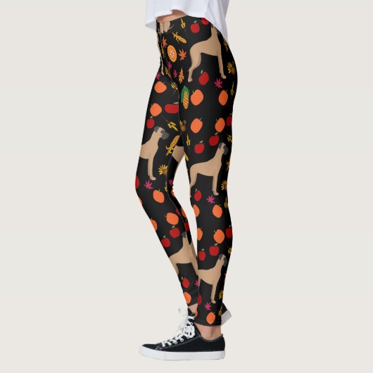 Grote dane Fawn Herfst Colour Leggings (Links)