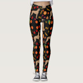 Grote dane Fawn Herfst Colour Leggings (Voorkant)