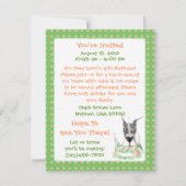 Grote Dane Merle Birthday Cake Kaart (Achterkant)