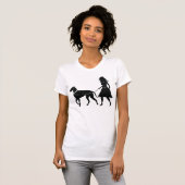 grote dane natuurlijke oren t-shirt voor vrouwen (Voorkant volledig)