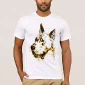 grote dane vlek t-shirt (Voorkant)
