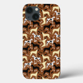 Grote Danes Dog Pattern Harlequin Case-Mate iPhone Case (Achterkant)