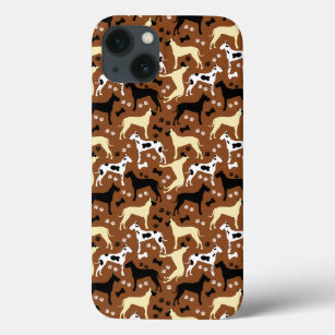 Grote Danes Dog Pattern Harlequin Case-Mate iPhone Case