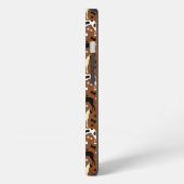 Grote Danes Dog Pattern Harlequin iPhone Hoesje (Linkerkant)