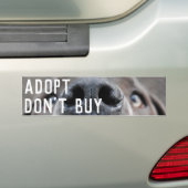 Grote Danes Gezicht Neus Bumpersticker (Op auto)