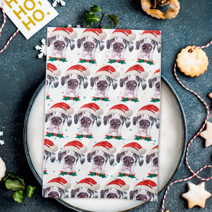 Grote Danes Hond Ras Kerst Sterren Theedoek