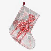 Grote Daneshond Patroon Kerstsok (Voorkant (Hangend))