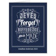 Grote dank u waardering pensioen