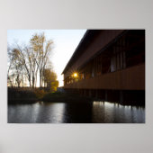 Grote Darby overdekte brug, Ohio. Poster (Voorkant)