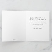 Grote Das Graduation Card Klas van 2026 Erfgoed Kaart (Binnen)