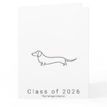 Grote Das Graduation Card Klas van 2026 Erfgoed
