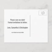 Grote datum - Sla de datum briefkaarten op (Achterkant)