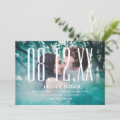 Grote datum, vetgedrukte typografie, sparen de Dat Kaart (Staand voorkant)