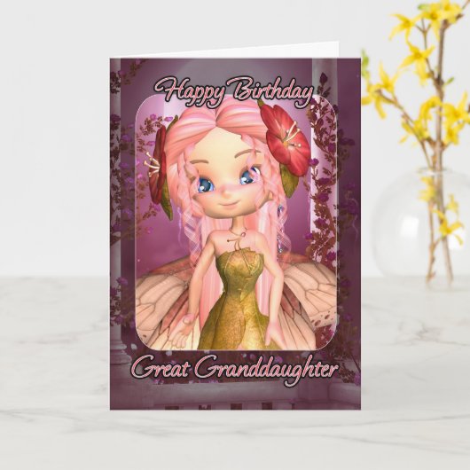 Grote - de Kaart van de Verjaardag van de (Gele Bloem)