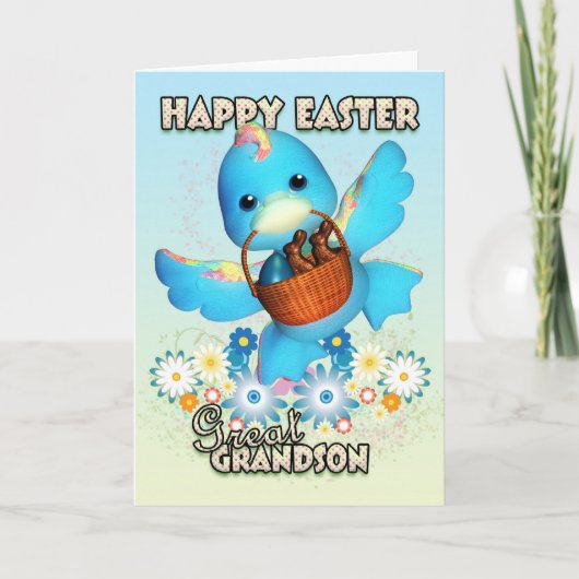 Grote - de Kaart van Pasen van de kleinzoon - (Voorkant)