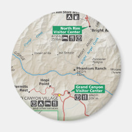 Grote de kaartmagneet van de Canion Magneet