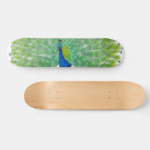 Grote de pauw kijkt Skateboard (Horizontaal)