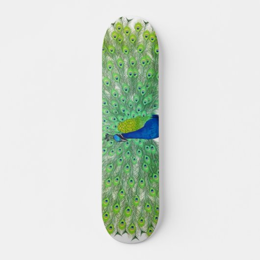 Grote de pauw kijkt Skateboard (Voorkant)