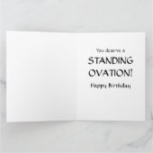 GROTE de Staand ovatie van de grizzly Kaart (Binnen)