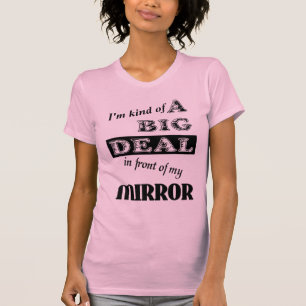 Grote Deal Spiegel Grappig T-shirt Humor