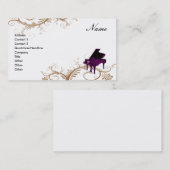 Grote Decoratieve Bloemen van het Visitekaartje (Voorkant / Achterkant)