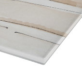 Grote decoratieve glazen snijkaart snijplank (Hoek)