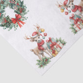 Grote decoratieve kerstillustraties decoupage tissuepapier (Detail)