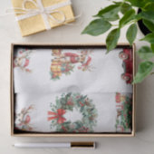 Grote decoratieve kerstillustraties decoupage tissuepapier (Geschenk)
