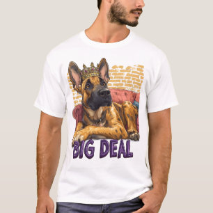 Grote Deen - Big Deal Regal Cartoon Design T-shirt