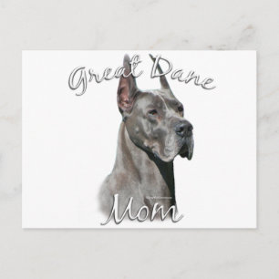 Grote Deen (blauw) Mam 2 Briefkaart