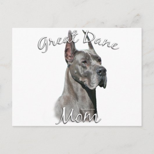Grote Deen (blauw) Mam 2 Briefkaart (Voorkant)