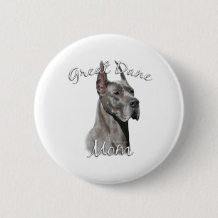 Grote Deen (blauw) Mam 2 Ronde Button 5,7 Cm