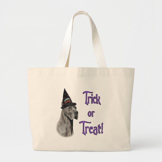 Grote Deen (blauw) Trick Tote Bag (Voorkant)