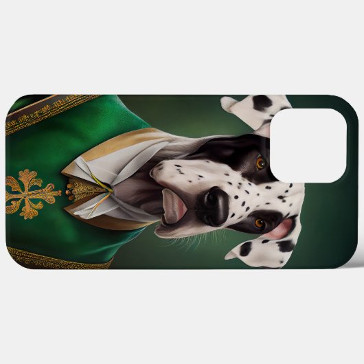Grote Deen Dog in St. Patrick's Day Dress Case-Mate iPhone Case (Achterkant (horizontaal))