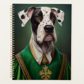 Grote Deen Dog in St. Patrick's Day Dress Planner (Voorkant)