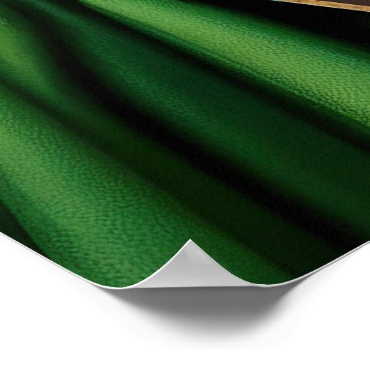 Grote Deen Dog in St. Patrick's Day Dress Poster (Hoek)