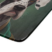 Grote Deen Dog in St. Patrick's Day Dress Snijplank (Hoek)