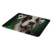 Grote Deen Dog in St. Patrick's Day Dress Snijplank (Hoek)