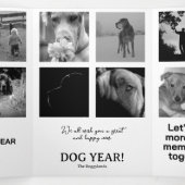 Grote Deen einde van het jaar kaarten (Binnenkant midden)