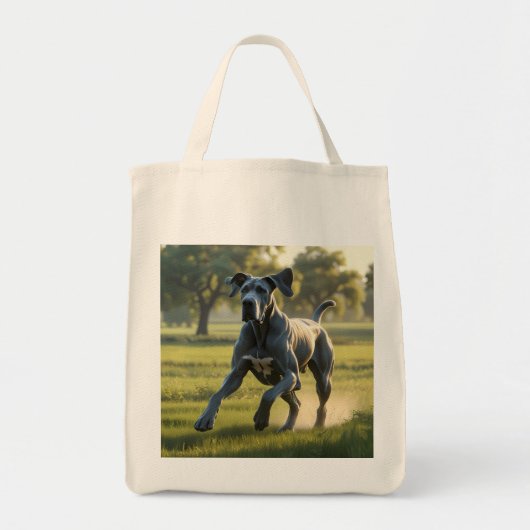 Grote Deen Elegante Kruidenier Canvas tas (Voorkant)