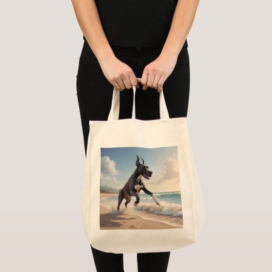 Grote Deen Elegante Kruidenier Canvas tas (Voorkant (product))