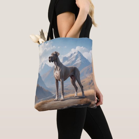 Grote Deen Elegante Schouder Canvas tas (Dichtbij)