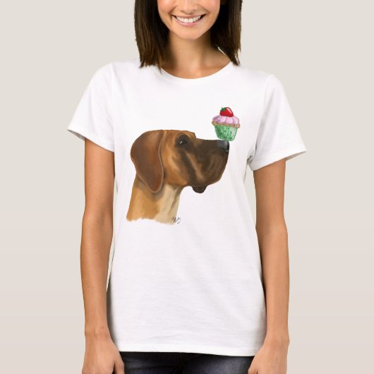 Grote Deen en Cupcake T-shirt (Voorkant)