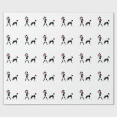 Grote Deen en meisje Cadeaupapier (Vlak)