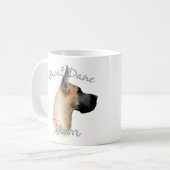 Grote Deen (fawn) Mam 2 Koffiemok (Voorkant links)